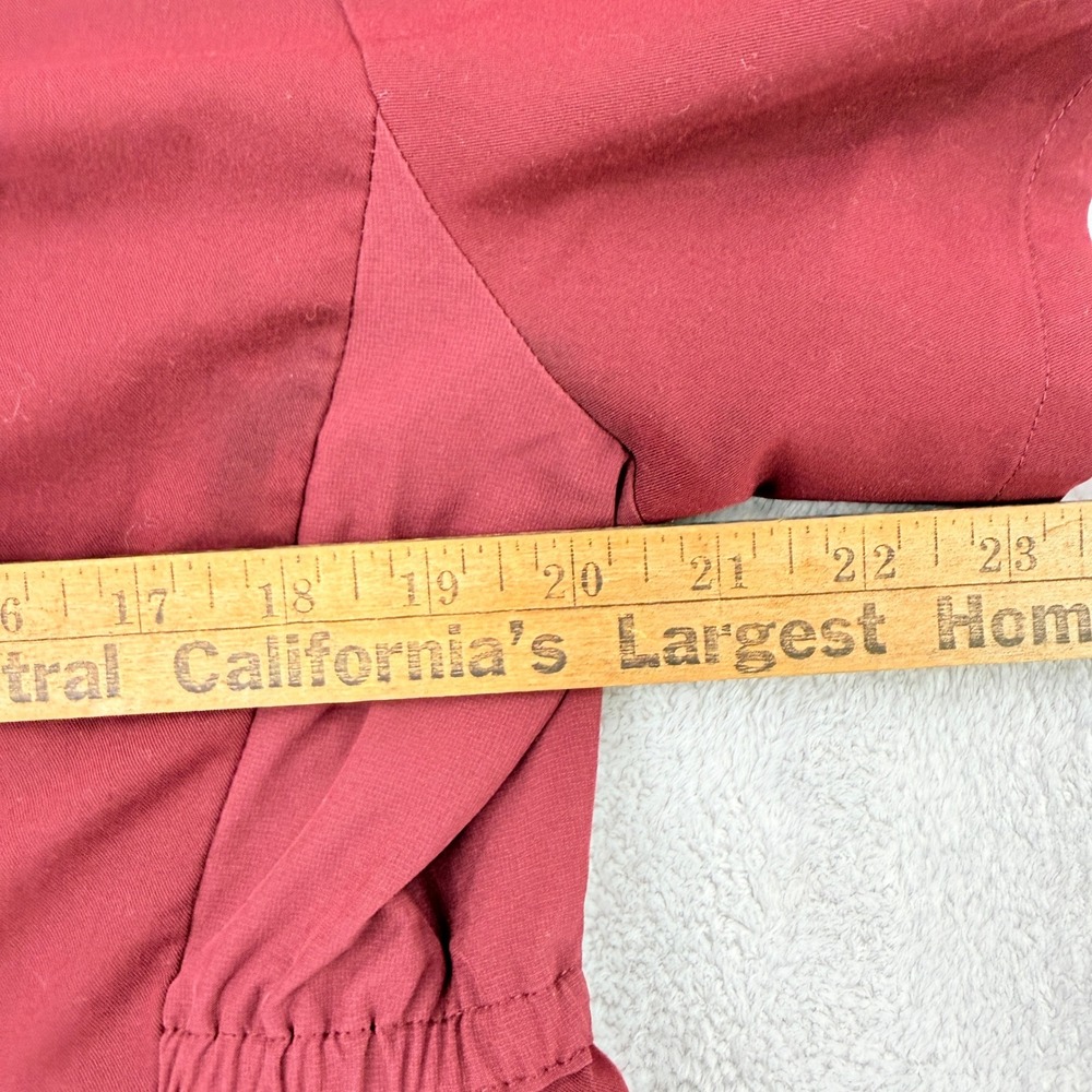FIGS Maternity Technical Scrub Set Size XL / L Burgundy Jogger V-Neck Medical - Picture 15 of 16